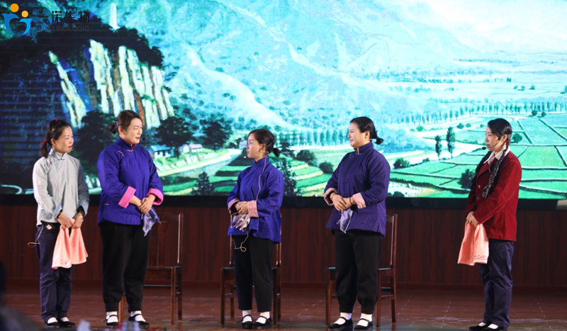 山东一诺生物 迎春联欢会 朝阳沟表演